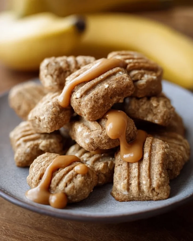 DIY apple and banana dog treats recipe for healthy canine snacks