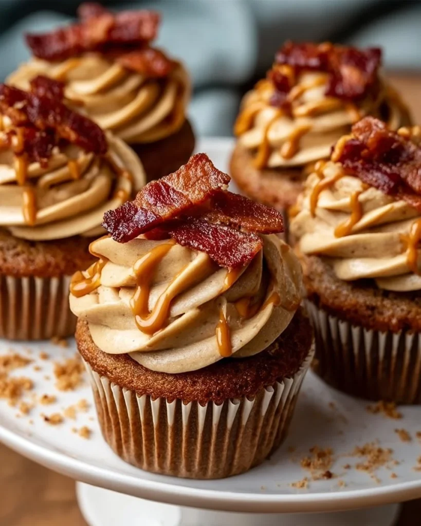 Dog-friendly peanut butter bacon cupcakes for pet treats