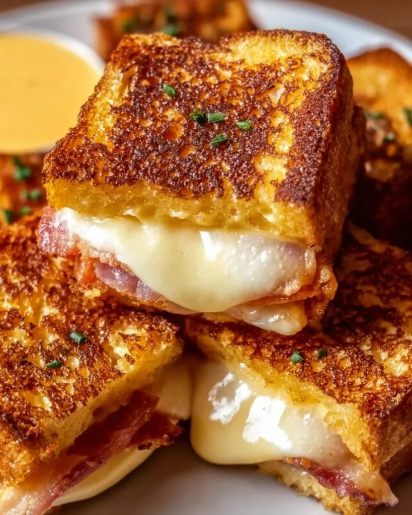 Hawaiian Roll Grilled Cheese sandwich with melted cheese and golden brown crust.