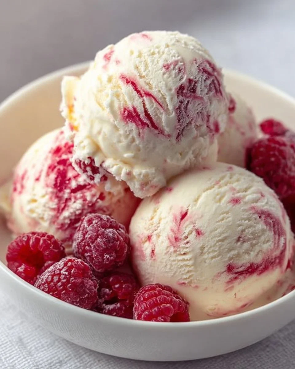 Raspberry Ripple Ice Cream