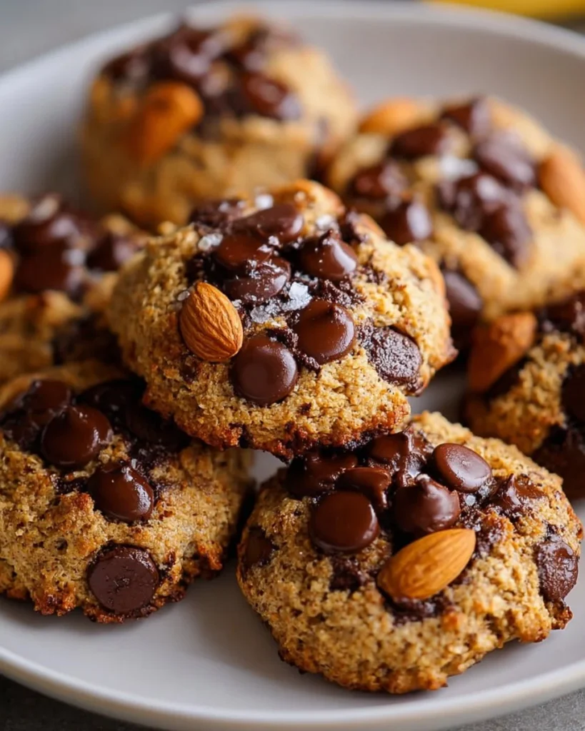 Almond Flour Banana Cookies - healthy and gluten-free treat