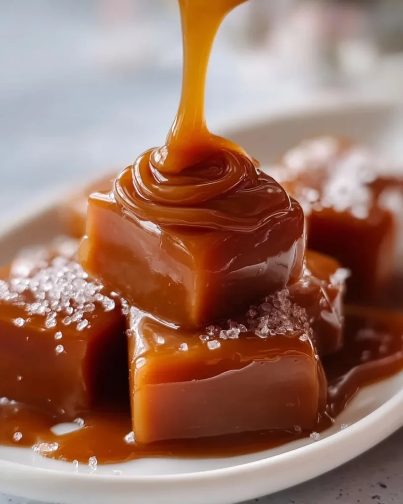 Delicious homemade molasses pull taffy on a wooden surface