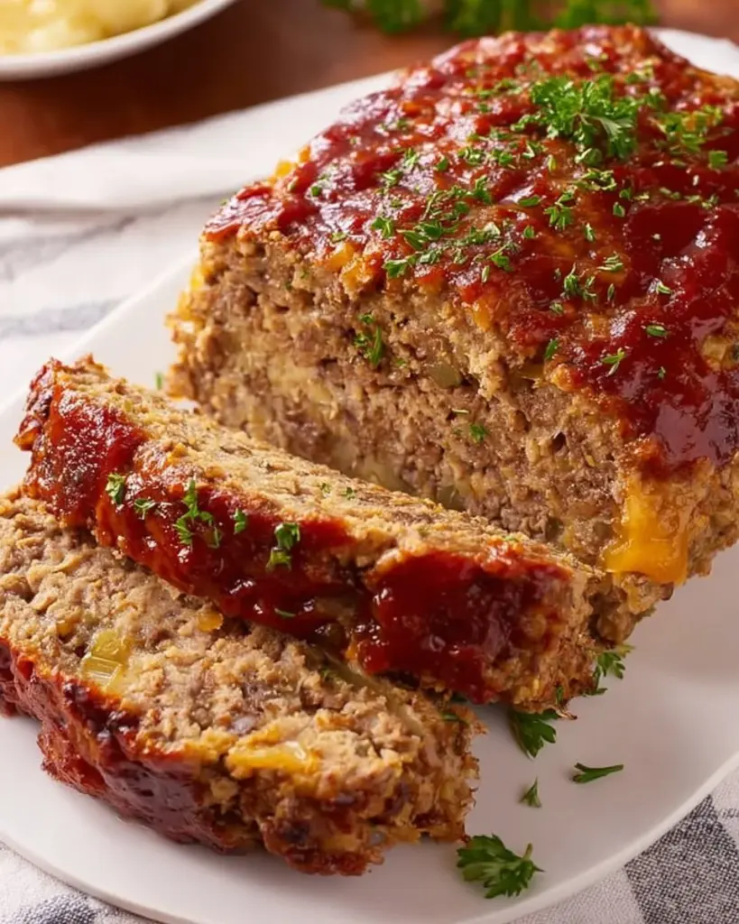 Stuffing meatloaf with savory ingredients for enhanced flavor