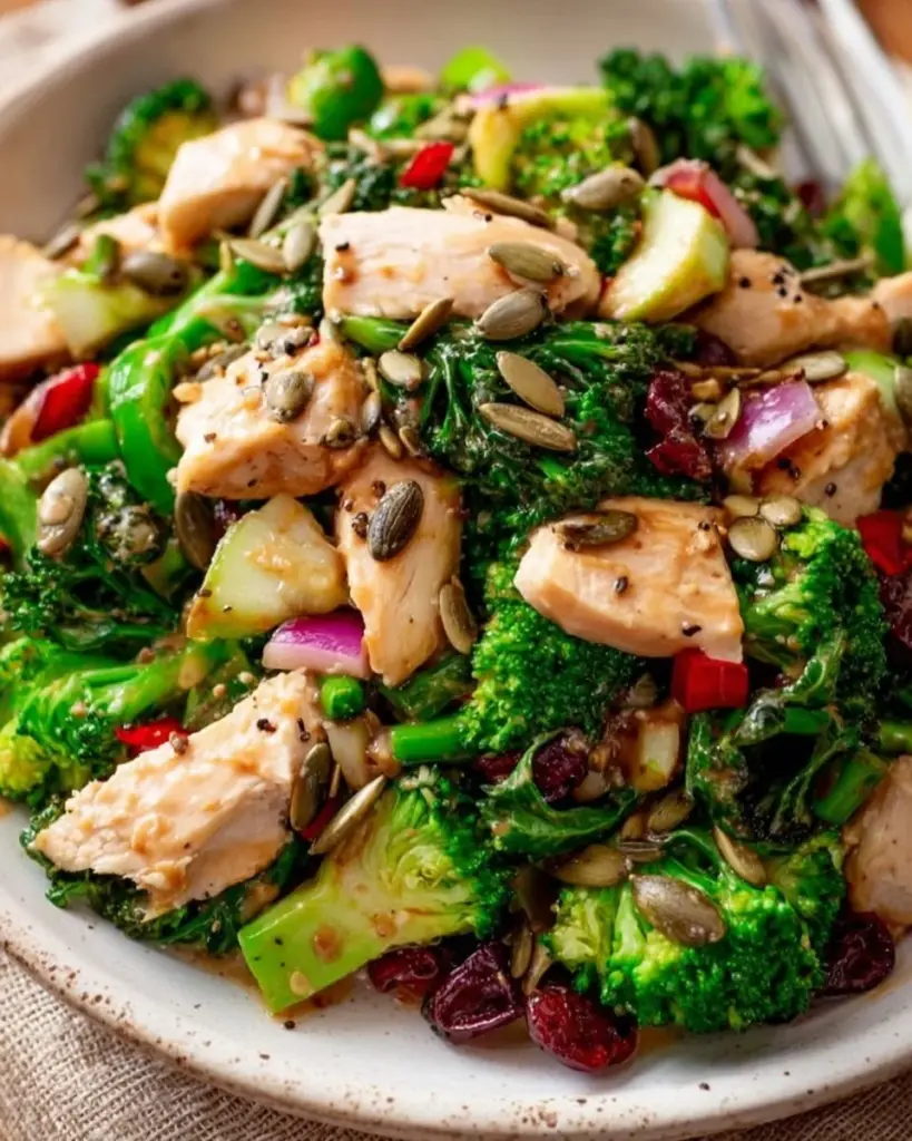 Delicious Sunflower Seed Chicken Salad with fresh ingredients and sunflower seeds