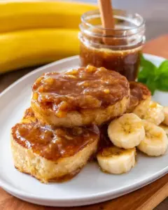 Homemade Drunken Monkey Banana Rum Jam in a jar