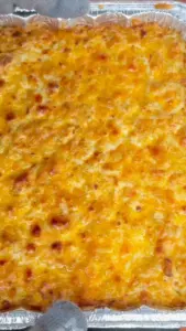 Delicious creamy macaroni and cheese served in a bowl