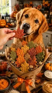 Beautiful Autumn Leaf Bouquet showcasing vibrant fall foliage and colors