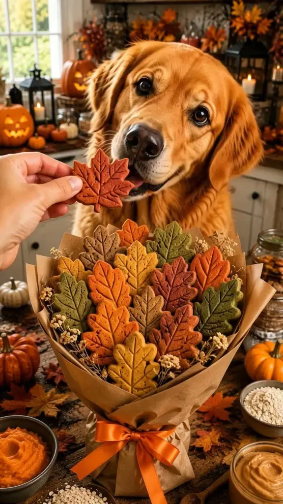 Beautiful Autumn Leaf Bouquet showcasing vibrant fall foliage and colors